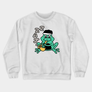 Jazz Frog Crewneck Sweatshirt